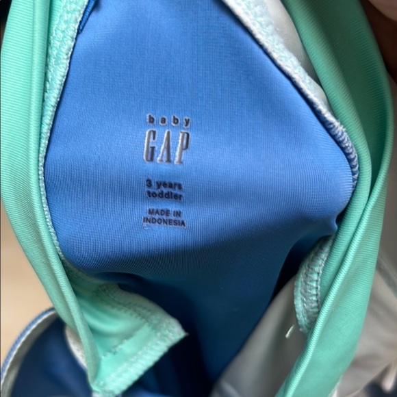 Kids Swim Shark Design Blue and Gray Swimsuit and shark goggles - Picture 6 of 7